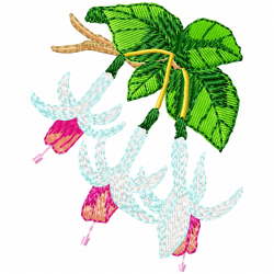 Flowers Embroidery Design 3